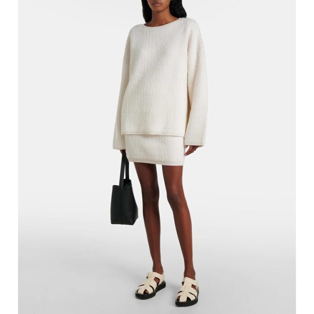 Lisa Yang Elsa cashmere sweater cream M-L(Lisa Yang size 2)